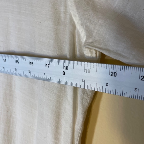 Daughters of India White and Blue Long Sleeve Dress - Picture 8 of 11